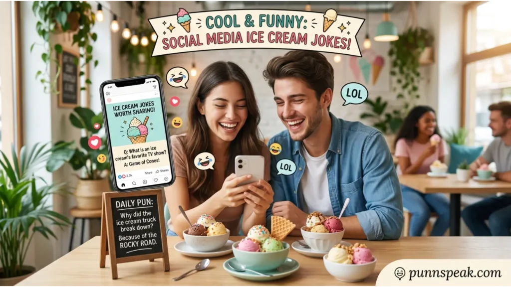 Social Media Ice Cream Jokes Worth Sharing