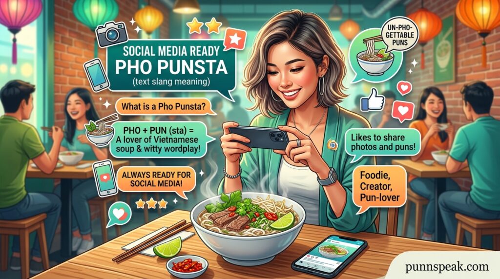 Social Media Ready Pho Puns