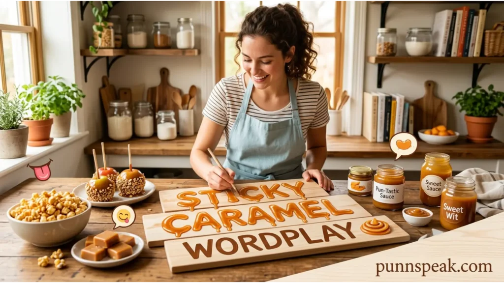 Sticky Caramel Wordplay