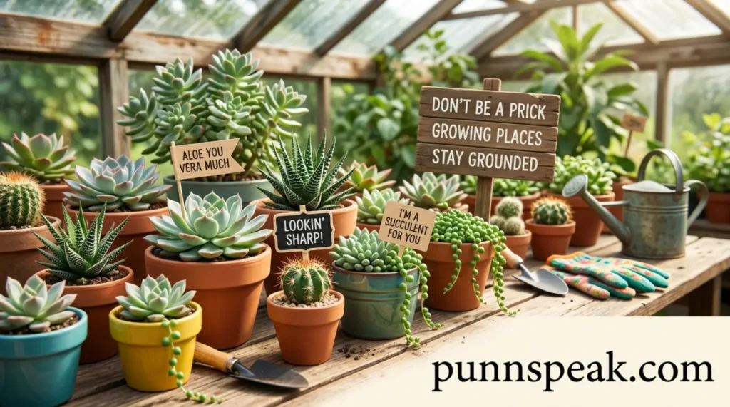 Succulent Humor Captions
