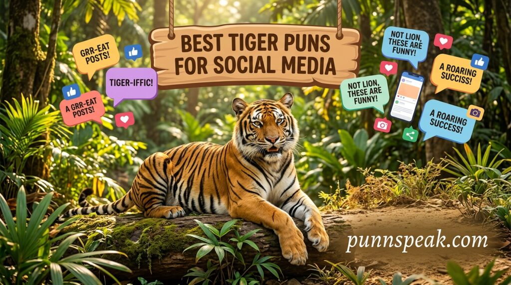 Best Tiger Puns For Social Media