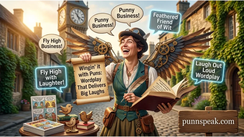 Wing Powered Wordplay That Delivers Big Laughs