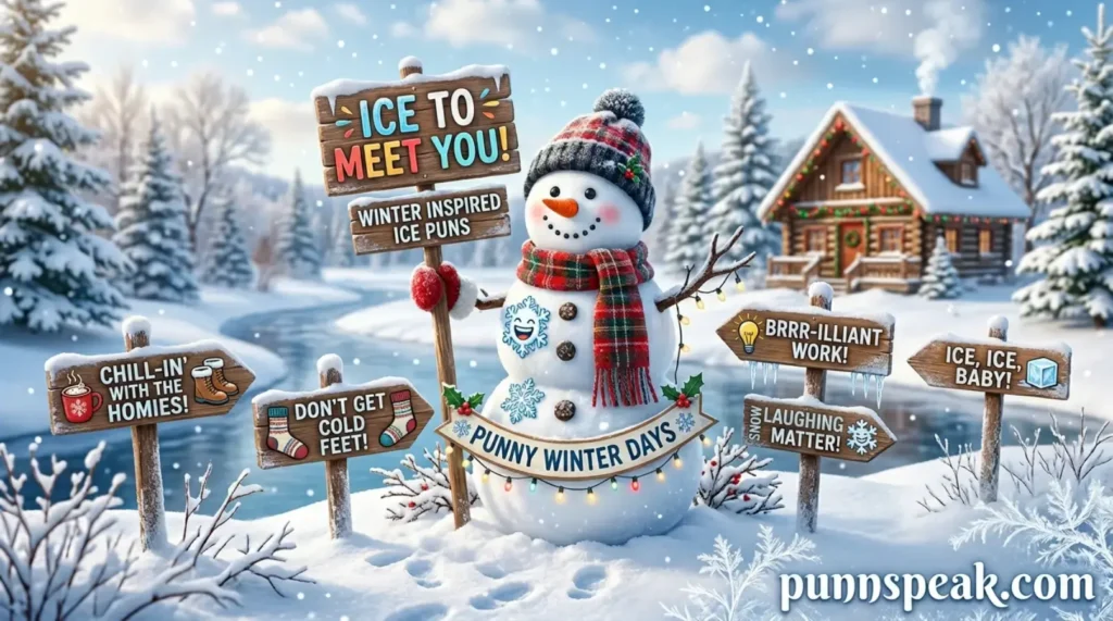 Winter Inspired Ice Puns
