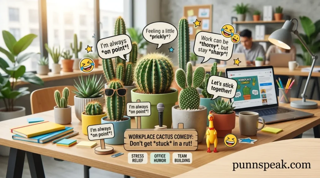 Workplace Cactus Comedy