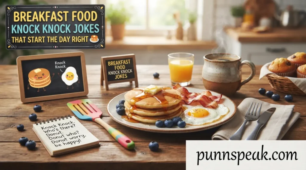 Breakfast Food Knock Knock Jokes That Start the Day Right