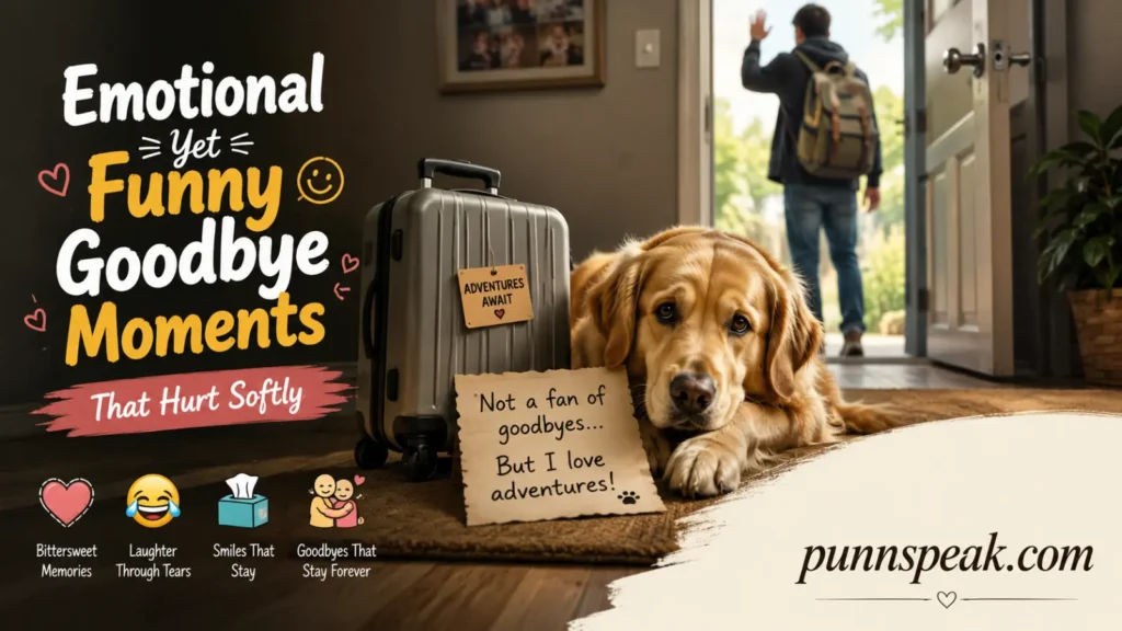 Emotional Yet Funny Goodbye Moments That Hurt Softly