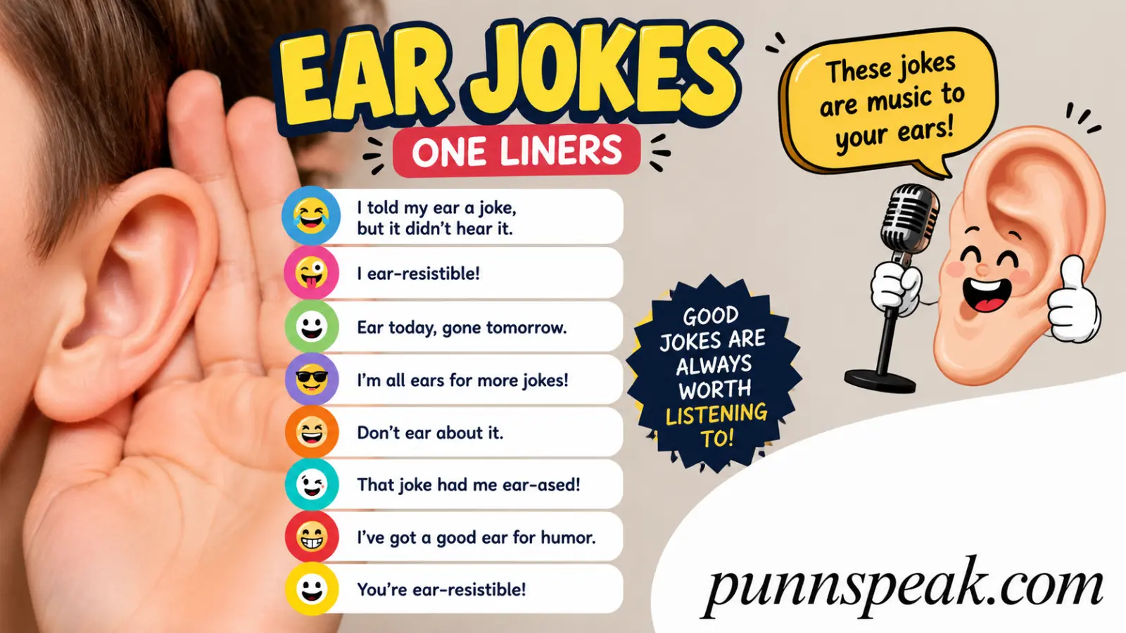 Ear Jokes One Liners