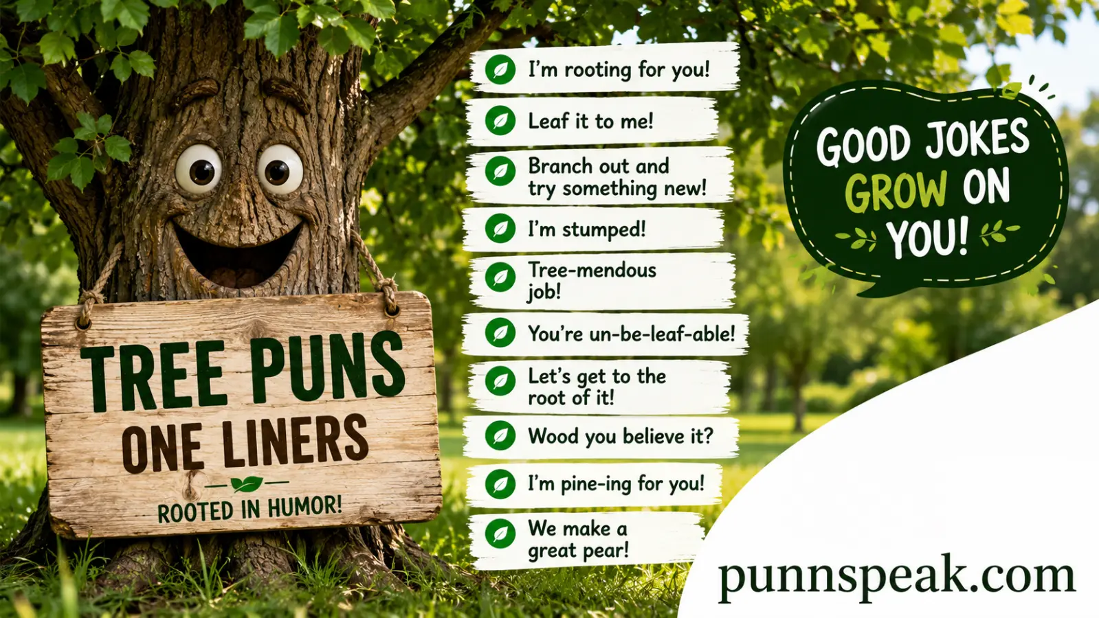 tree puns one liners