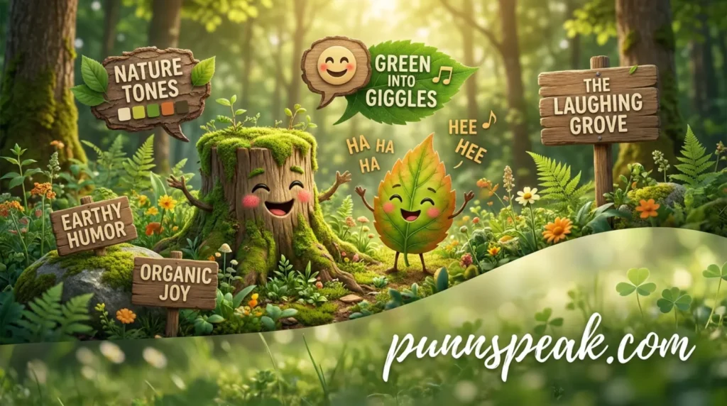 Nature Tones That Turn Green Into Giggles