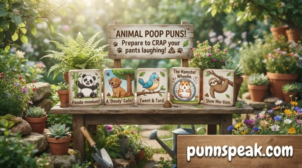 Funny Animal Poop Puns