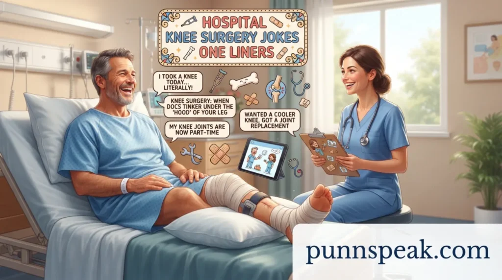 Hospital Knee Surgery Jokes One Liners