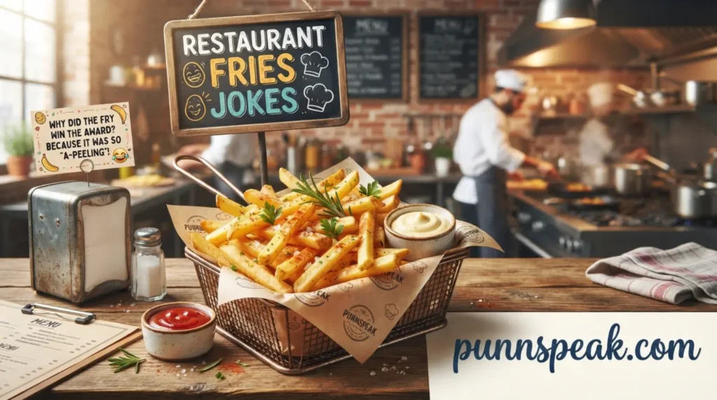 Restaurant Fries Jokes Fresh From the Kitchen 