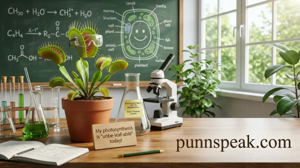 Science Lab Plant Humor