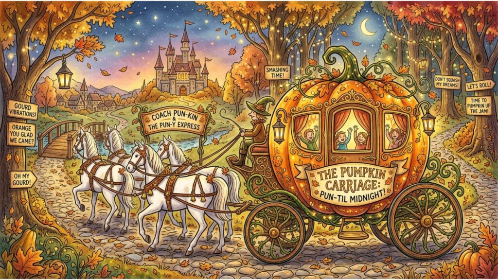 pumpkin-carriage-puns